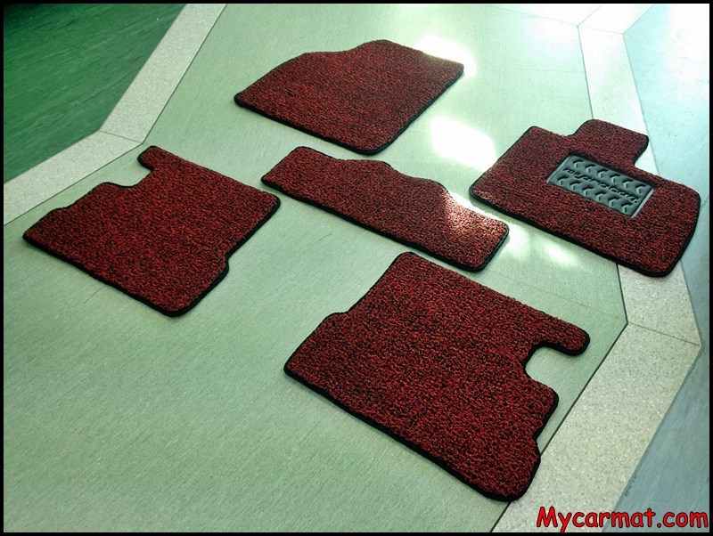 Proton Iriz Custom Car Mat With Side Sewing + Heelpad