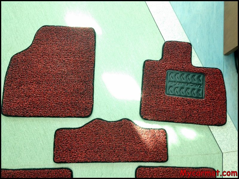 Proton Iriz Custom Car Mat With Side Sewing + Heelpad