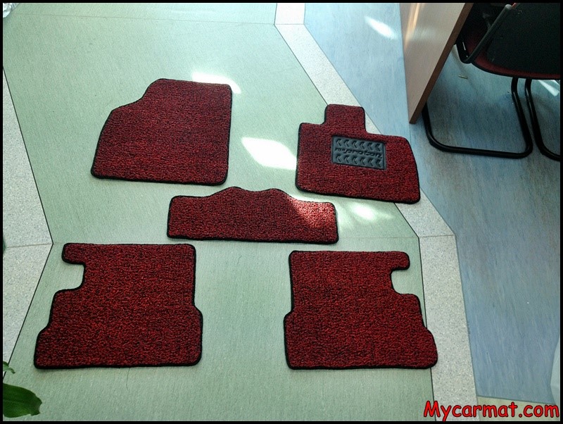 Proton Iriz Custom Car Mat With Side Sewing + Heelpad