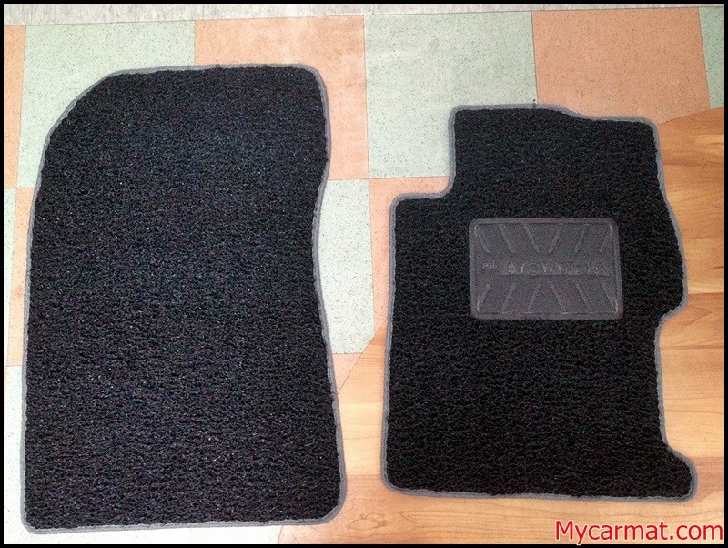 Honda Civic 2012 Custom Car Mat With Side Sewing + Heelpad