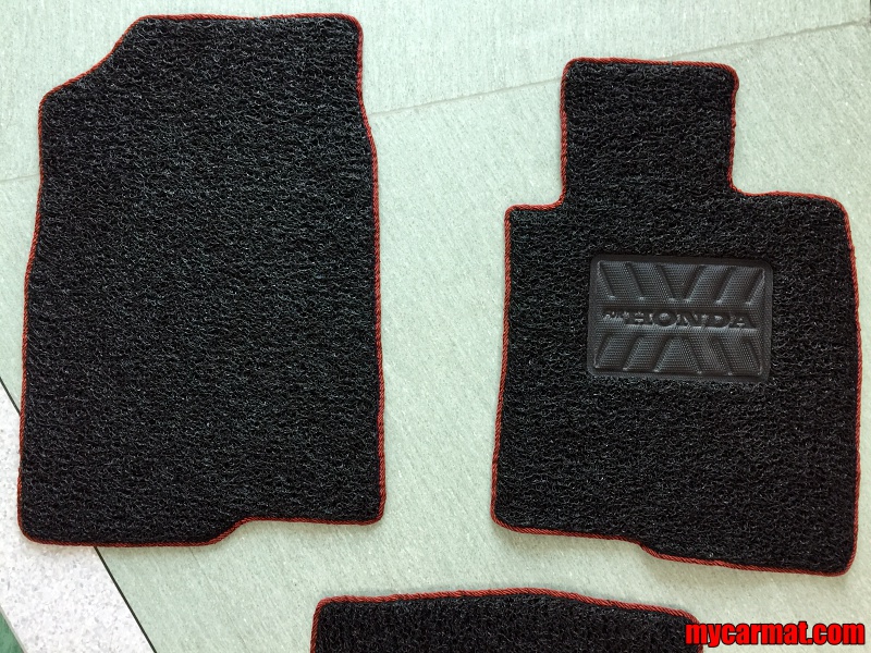 Honda Civic 2016 Custom Car Mat With Side Sewing + Heelpad