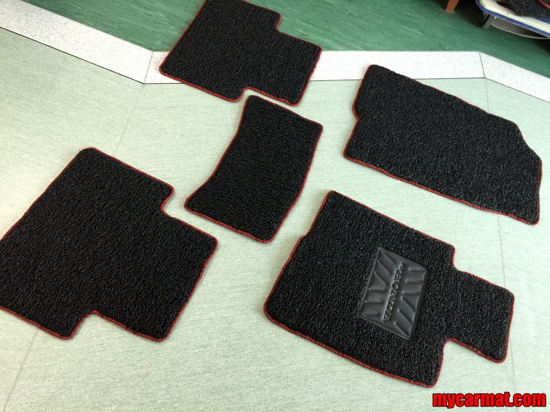 Honda Civic 2016 Custom Car Mat With Side Sewing + Heelpad