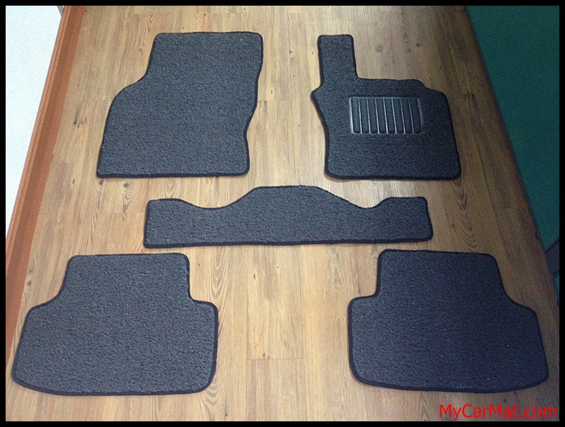 New Volkswagen Golf MK7 Custom Car Mat With Side Sewing + Heelpad