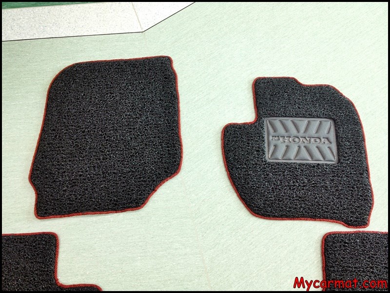 Honda City 2014 Custom Car Mat With Side Sewing + Heelpad