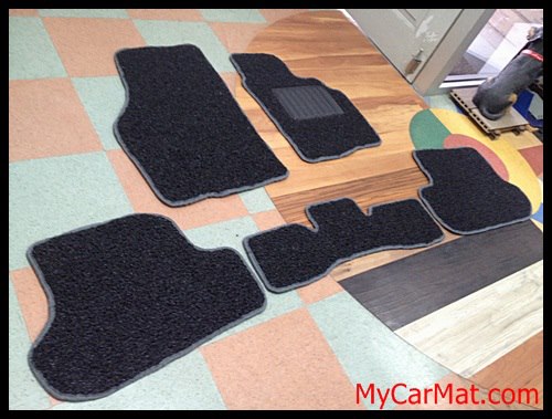 New VW Beetle Custom Car Mat With Side Sewing + Heelpad