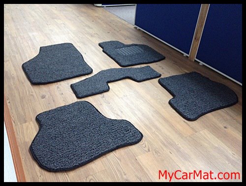 Volkswagen Scirocco Custom Car Mat With Side Sewing + Heelpad