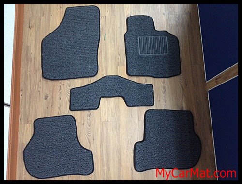 Volkswagen Scirocco Custom Car Mat With Side Sewing + Heelpad